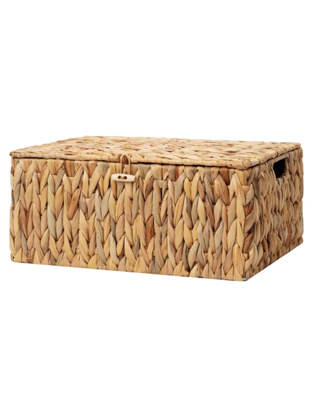 Wicker Basket with Lid by StorageWorks. Extra Large. Organizing